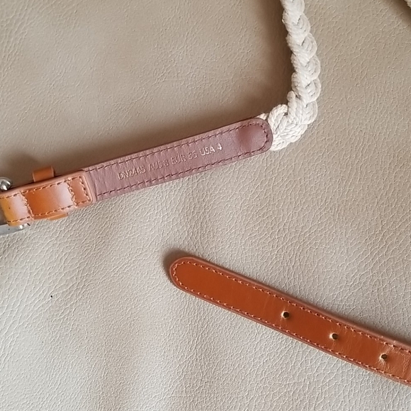 Bohemian style brown woven belt - Picture 2 of 3